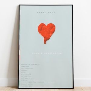 Kanye West - 808’s & Heartbreaks Poster